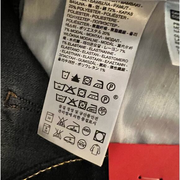 Levi Jeans 815 Curvy Boot Cut size 33 x 32 Blue Denim NWT - Picture 8 of 14